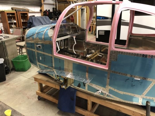 Wing roots walks and supports.  Canopy additional bonding