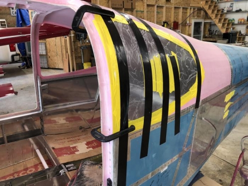 Secured window with Weld-on