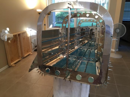 Aft fuselage coming along