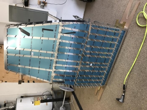 drilled ready for deburring and countersinking