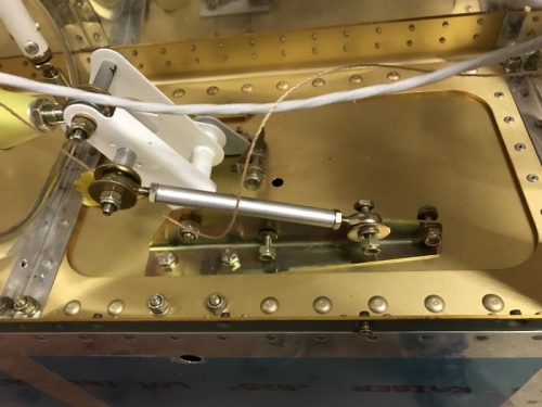 aileron servo mount installed ready for servo