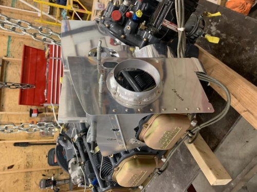 Just the start of the baffling for the engine