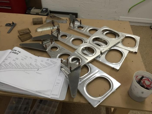 Progress on wing ribs