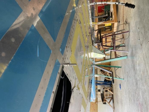 OAT probe under R wing got wired today