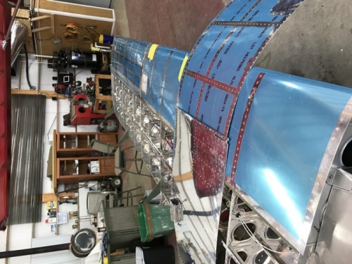 other wing tank.  Attached plumbing for Aux tanks