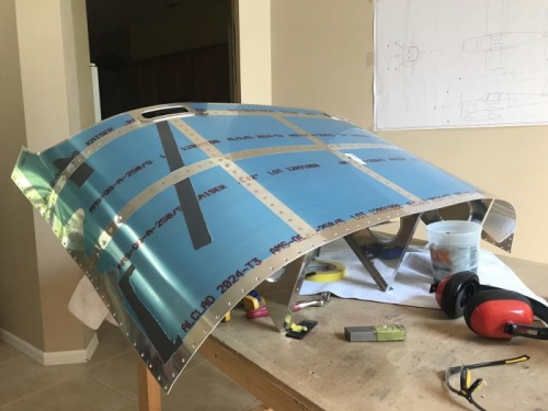 Riveted upper FWD fuse