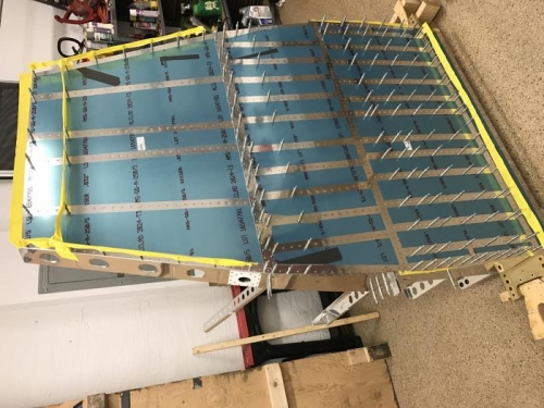 got some riveting done tonight