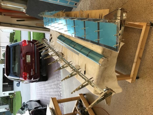 Much progress today on the wing flaps