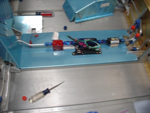 Fuel pump installation design fabrication