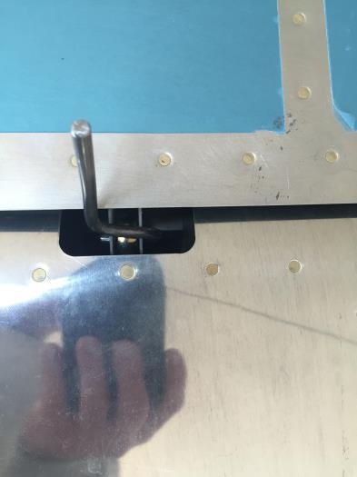 New pin installed much easier than a bolt for temp fitting!