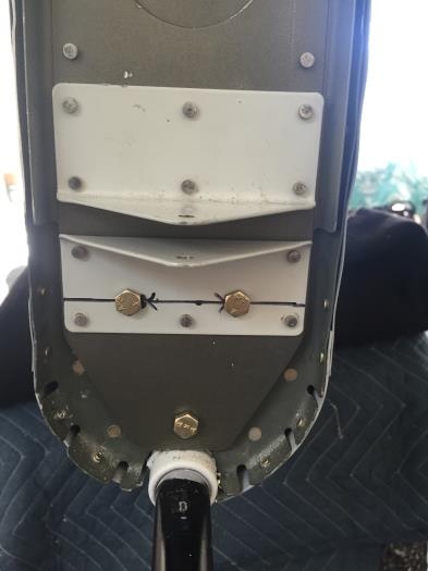 All Three Bolts in place!