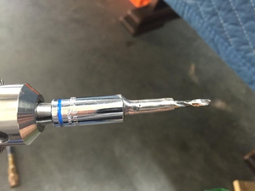 4mm Socket Modified to fit in bearing!