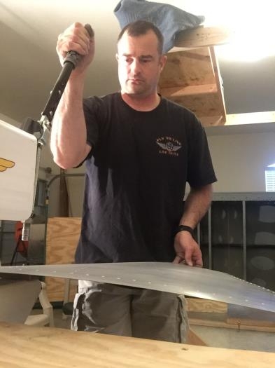 Dimpling the RW Upper Skins