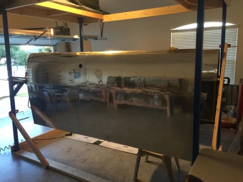 Put The Fuel Tank on just to look at a nearly finished Wing!