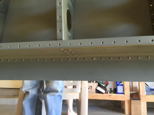 RW Rear Spar riveted