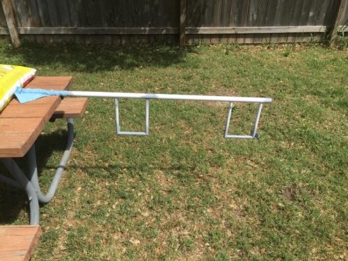 Had to grind and re-paint rudder pedals