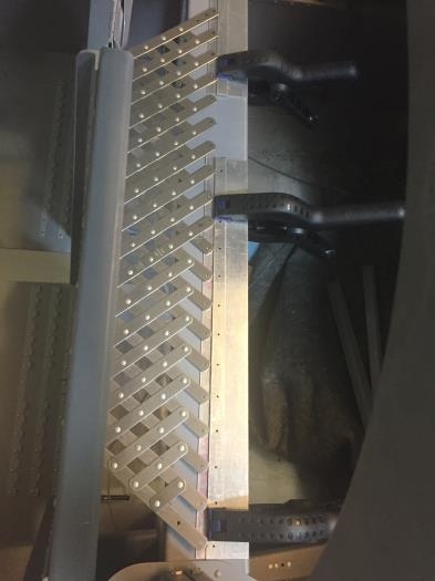 Used the rivet fan for spacing!