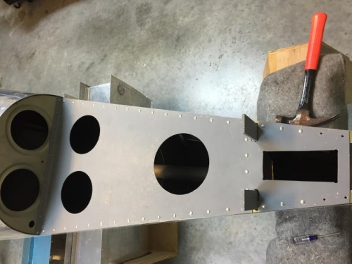 Started removing the aft deck