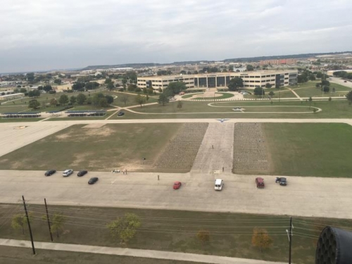 Boots infront of III Corps HQ