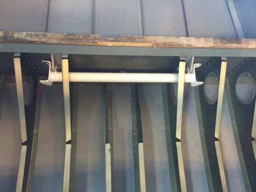 Riveted in place! Spare Re-Installed!