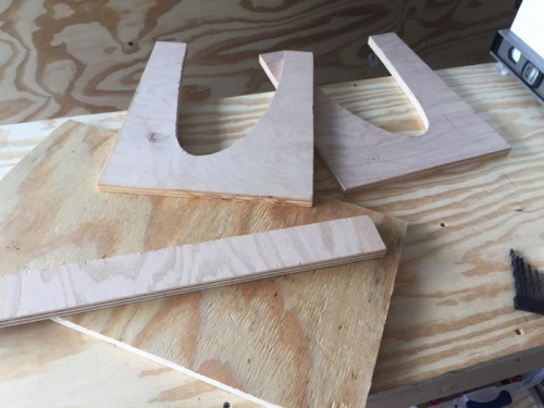 Cut out another Leading edge Jig