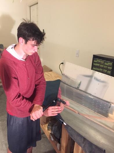 Got some help from the Boy!