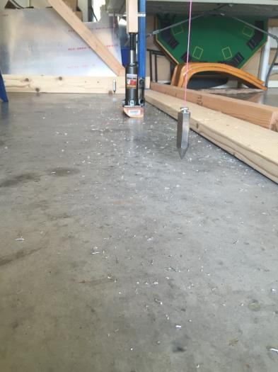 Lots of aluminum shavings!