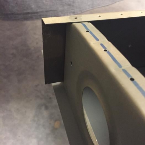 RW rear spar over hang. Was useful on the stand but has to go now!