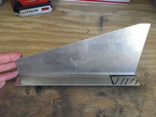 Stock Bracket Marked to cut