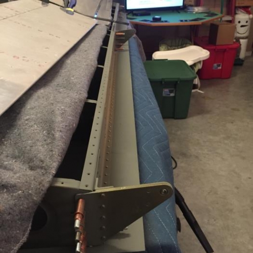 Sanded and primed both ai;eron attach brackets