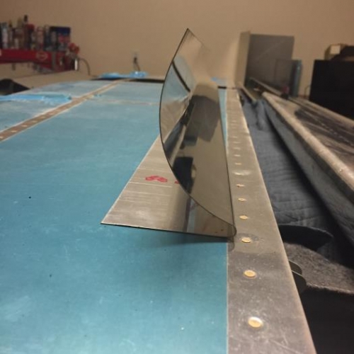 Aileron Gap Seal profile view.