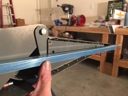 Appears to be in trail and adjusted properly.