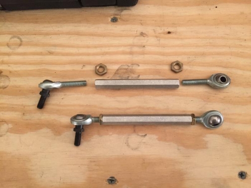 Flap Control rods assembled