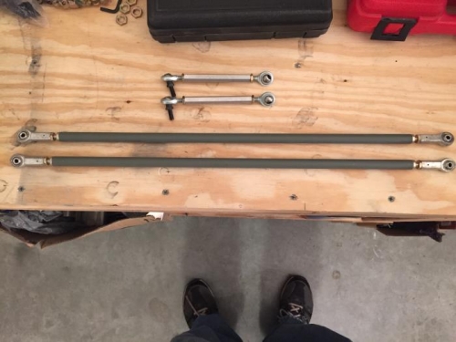 Aileron control rods just need to be riveted
