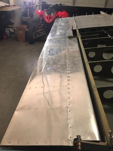 Drilled the bolt holes in the aileron brackets