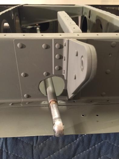 The pass through on the rear spar