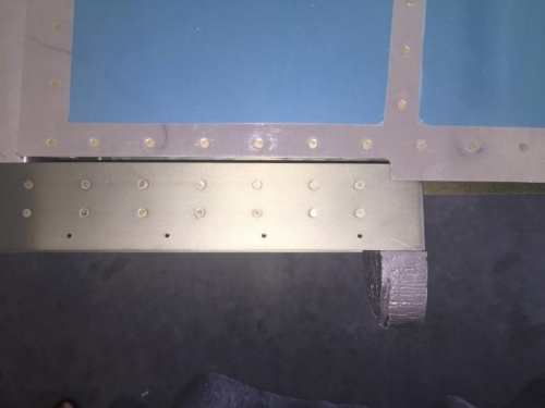 Small overlap in the forwad end of the elevators and the skin of the horizontal stab!