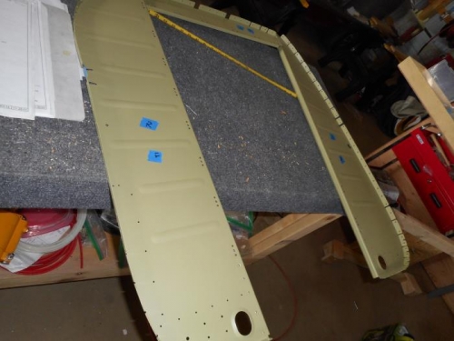 Rear bulkhead parts dimpled and  nutplates added