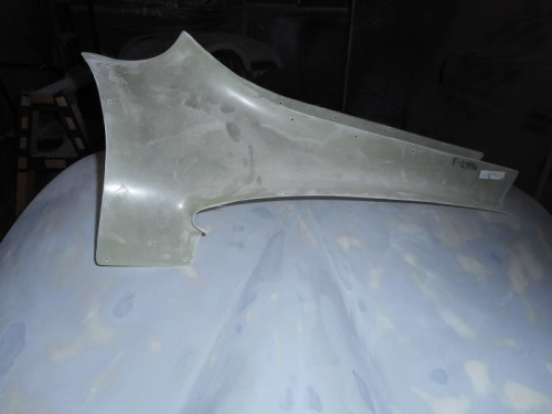Tail fairing ready to paint