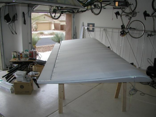 With aileron in place
