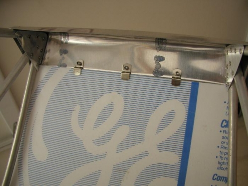 Clips to hold Lexan in place