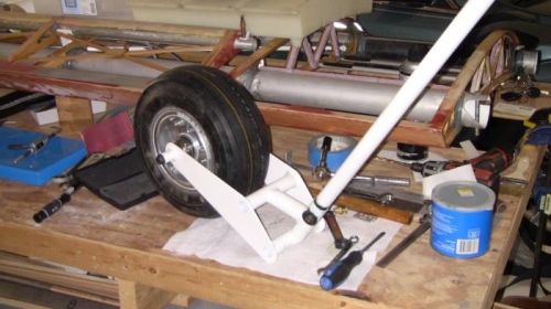 Nose gear assembled