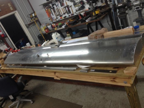 Completed Horizontal Stabilizer Tail Assembly