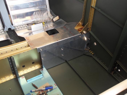 Installed the forward main spar covers