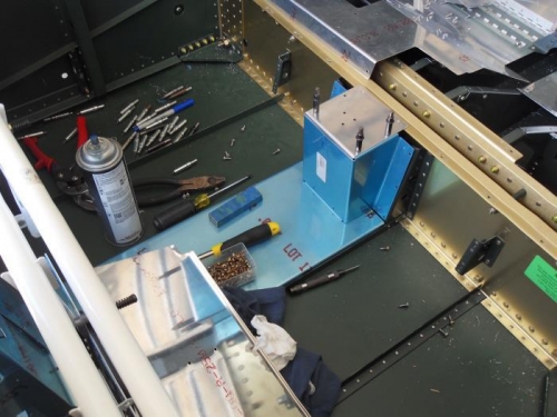 Started work on fuel pump cover