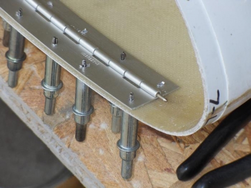 Match drilled the wingtip using existing holes in the wing skin