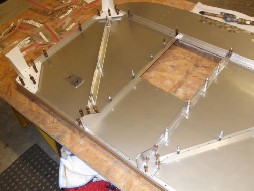 Debured, dimpled, countersunk and ready to rivet