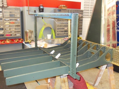 Installed seatbelt anchors.