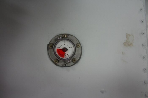 Mechanical Gauge at 4 Gallons