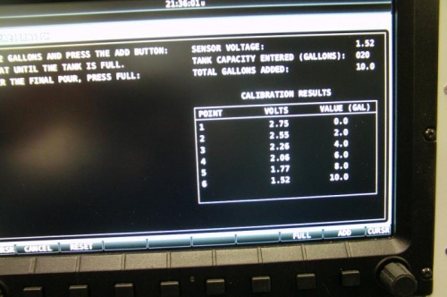 Calibration at 10 Gallons